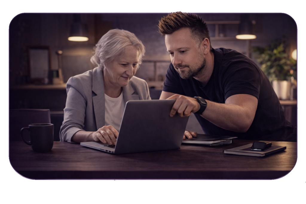 Szkolenie seniorów z technologii